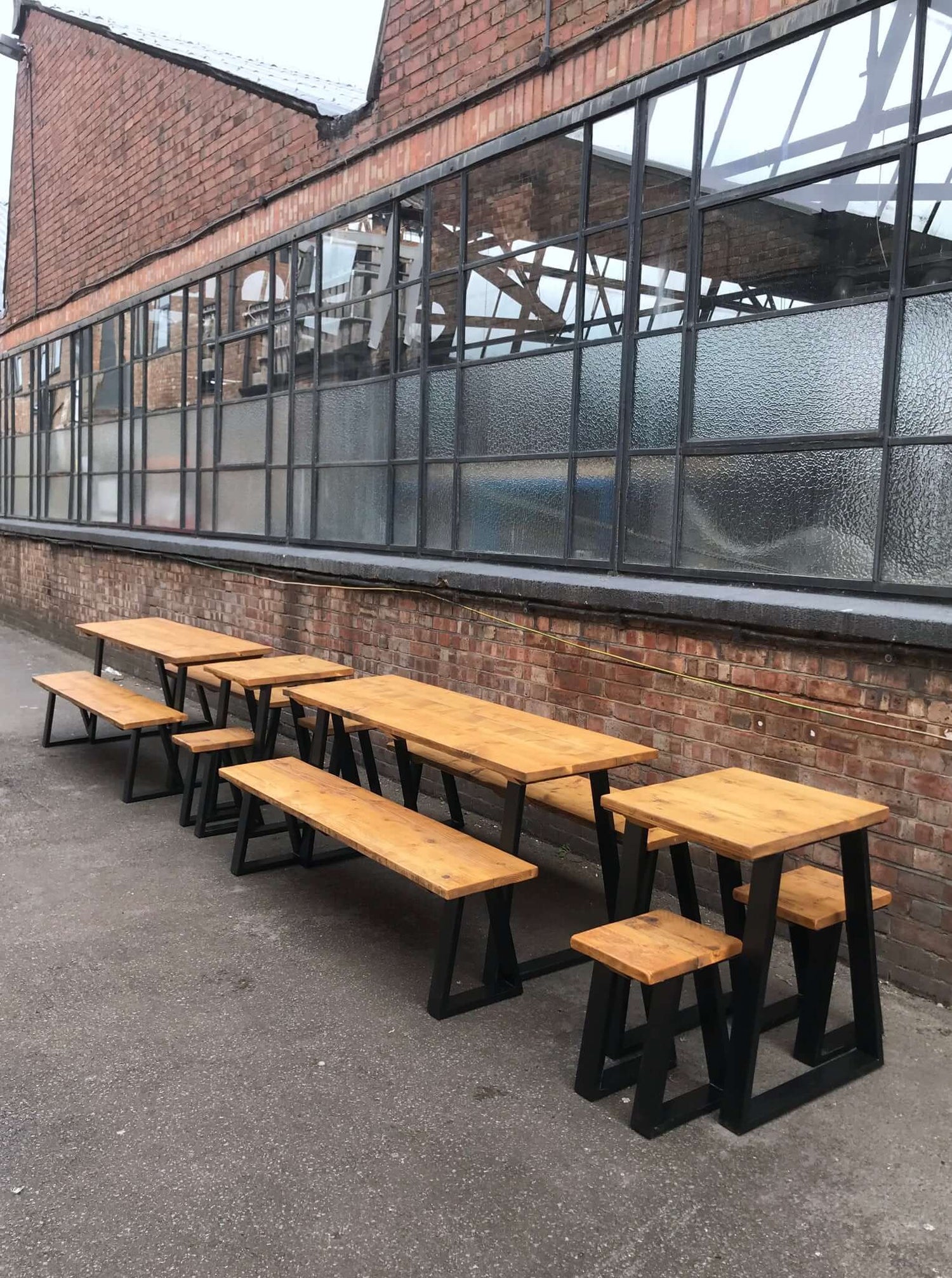 commercial install of office furniture.