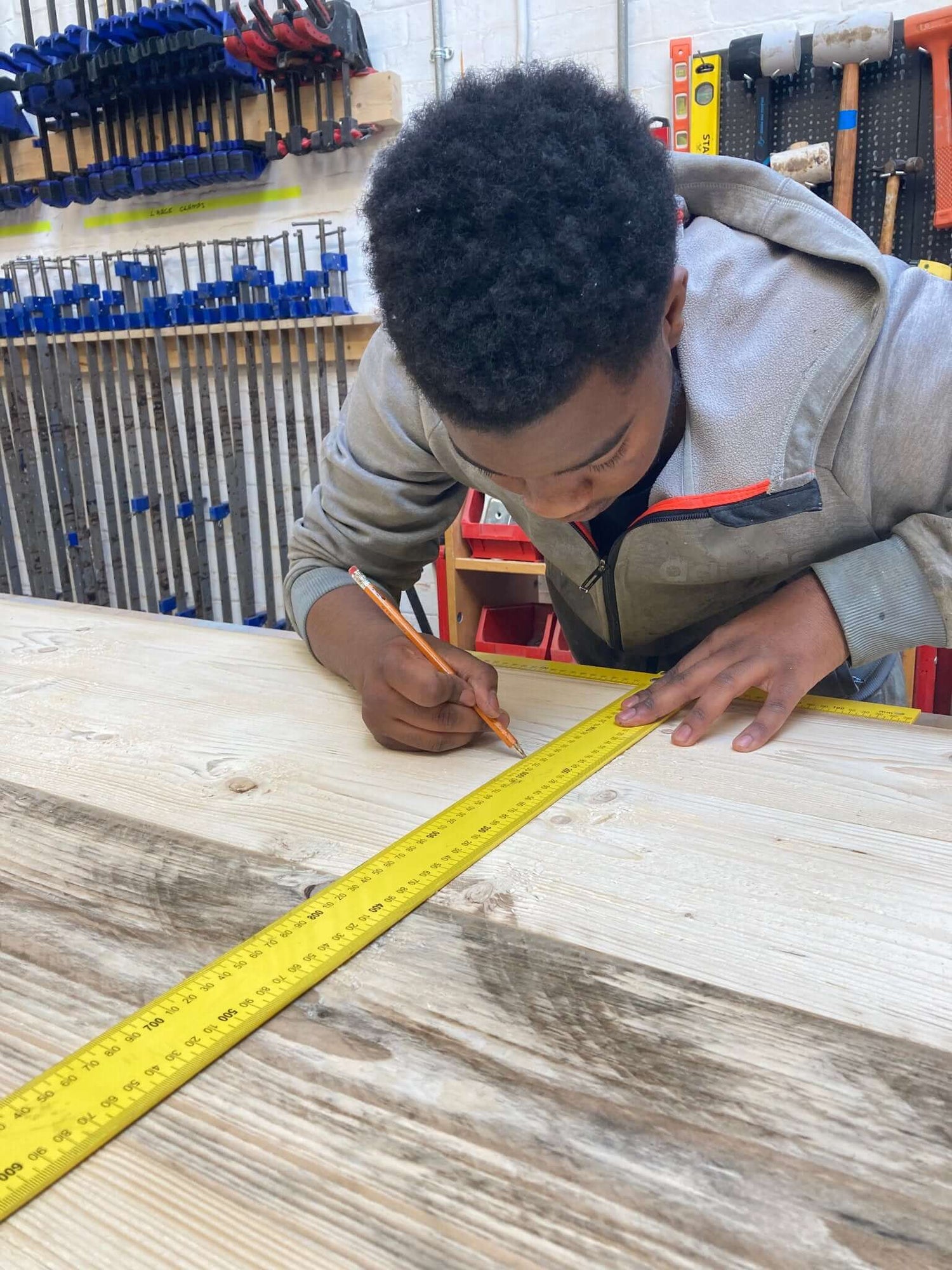 think foundation young person woodworking