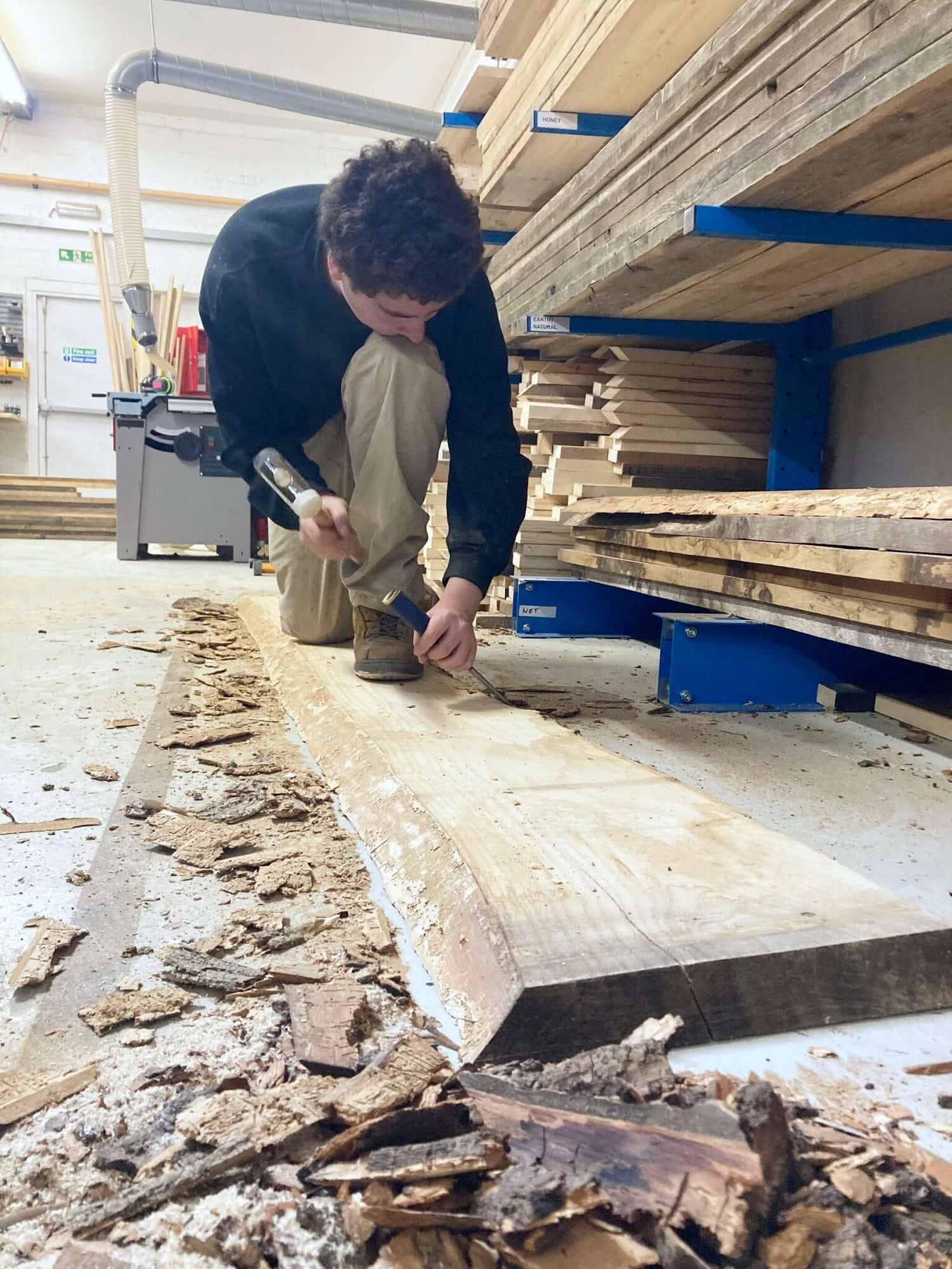 think foundation young person woodworking