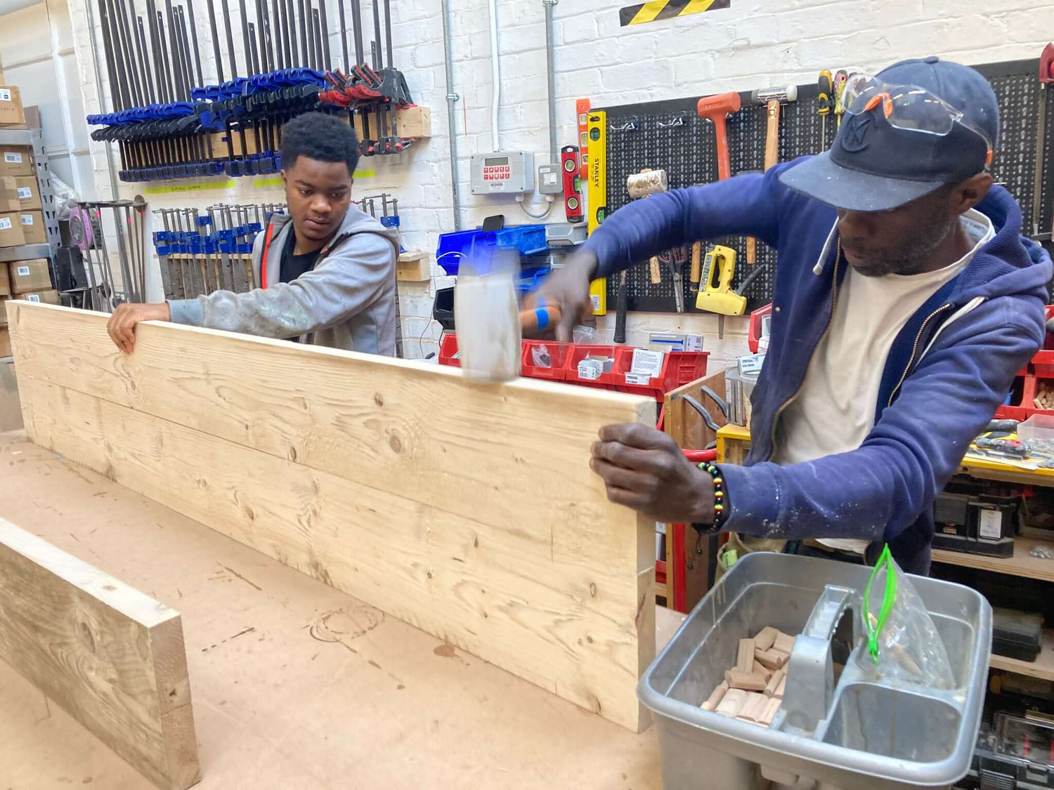 think foundation young person woodworking