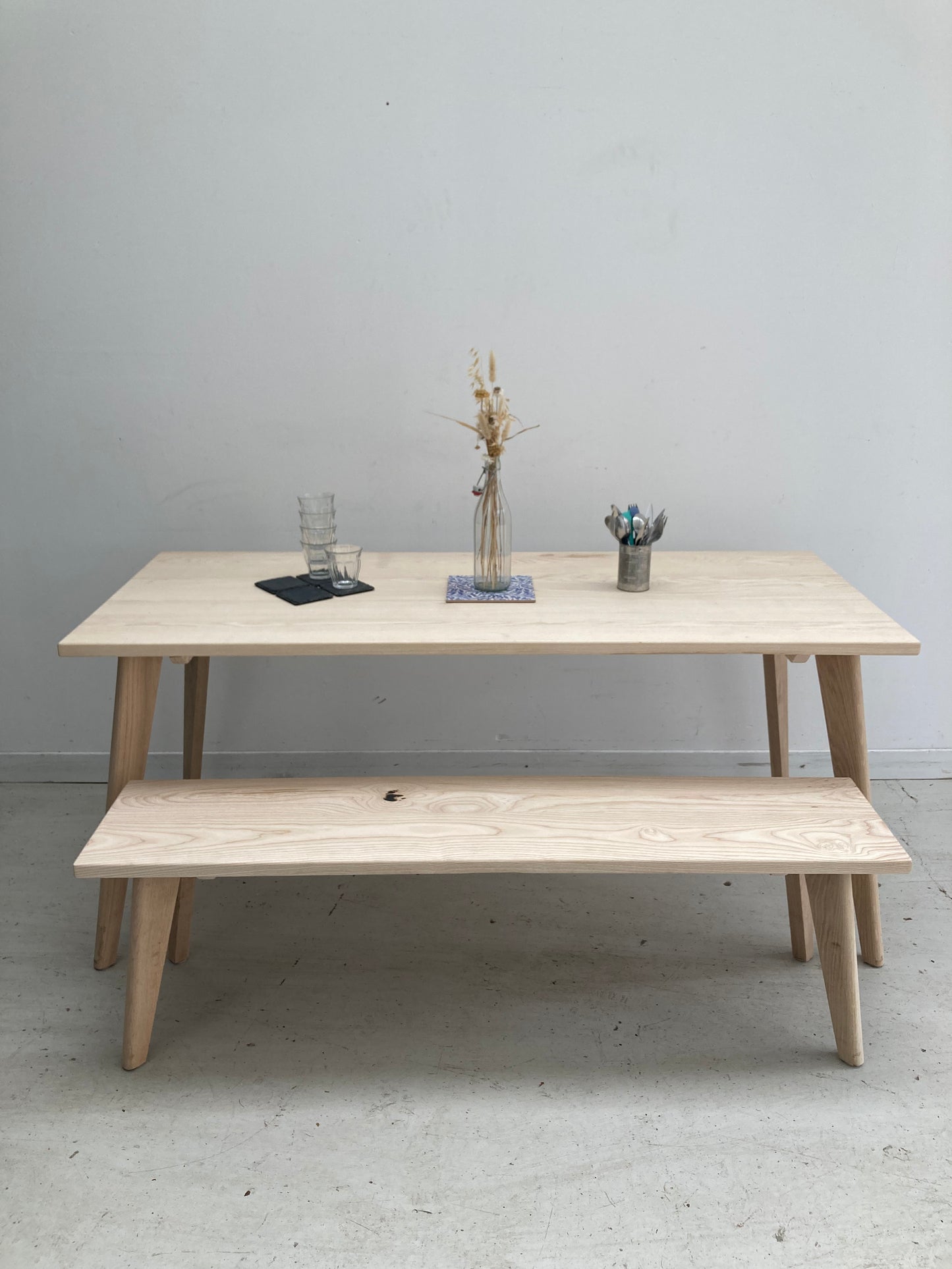 Ash Hardwood Dining Table