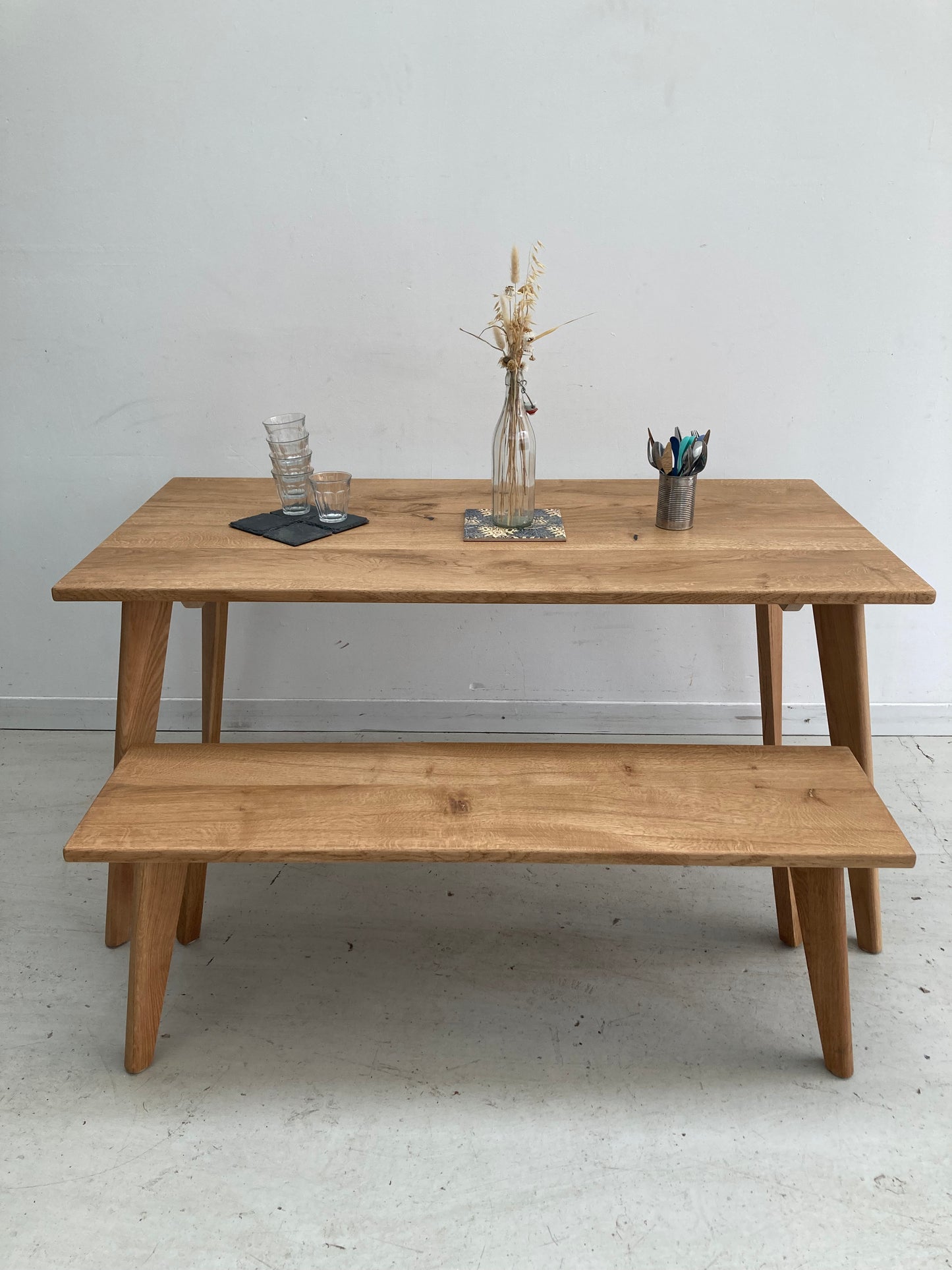 Oak Hardwood Dining Table