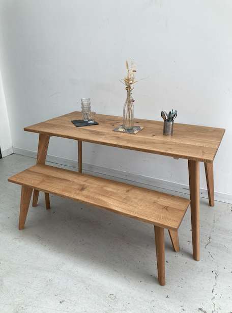 Oak Hardwood Dining Table